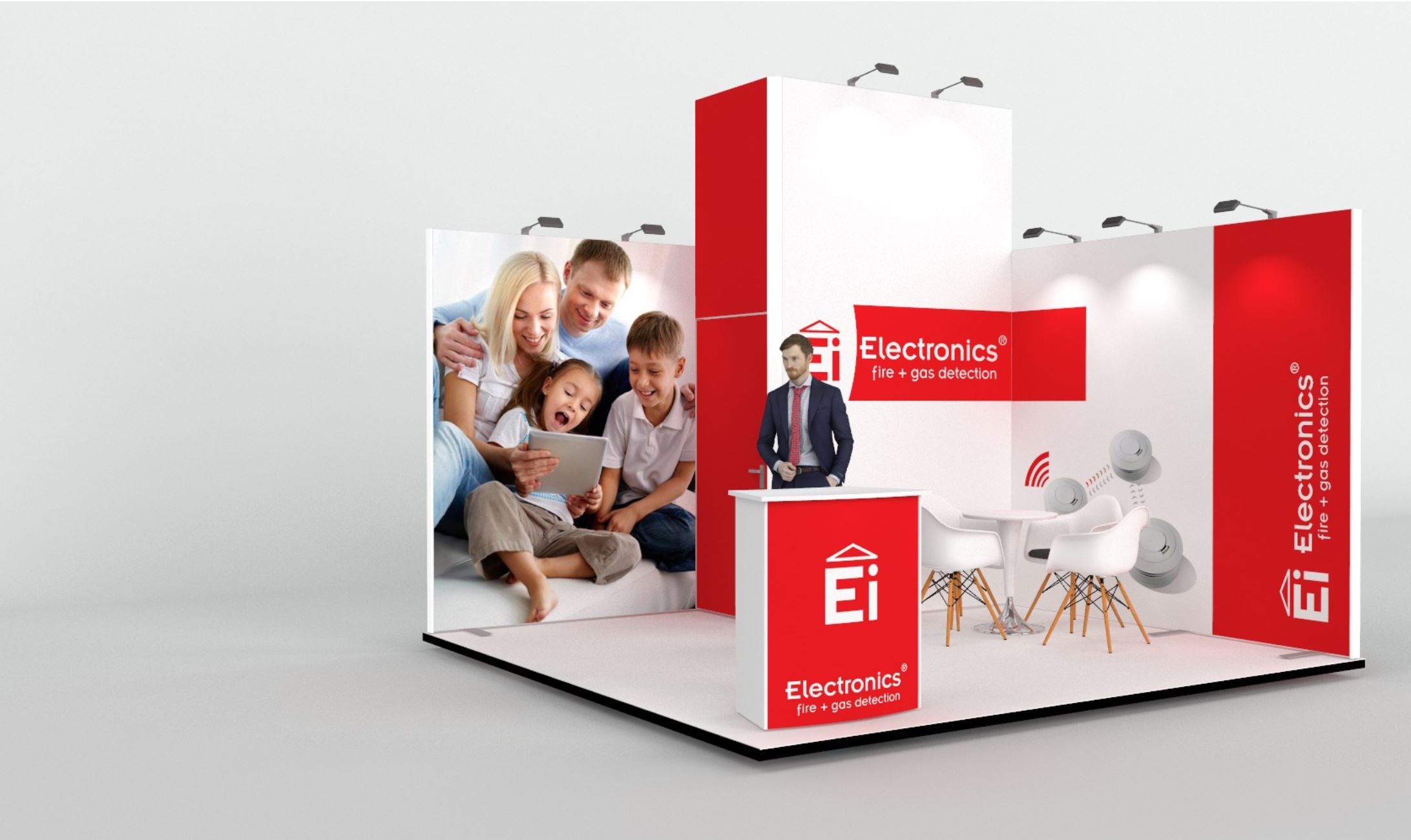 Eckstand EI Electronics – 4m x 4m